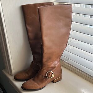 Tory Burch Tan Leather Boots